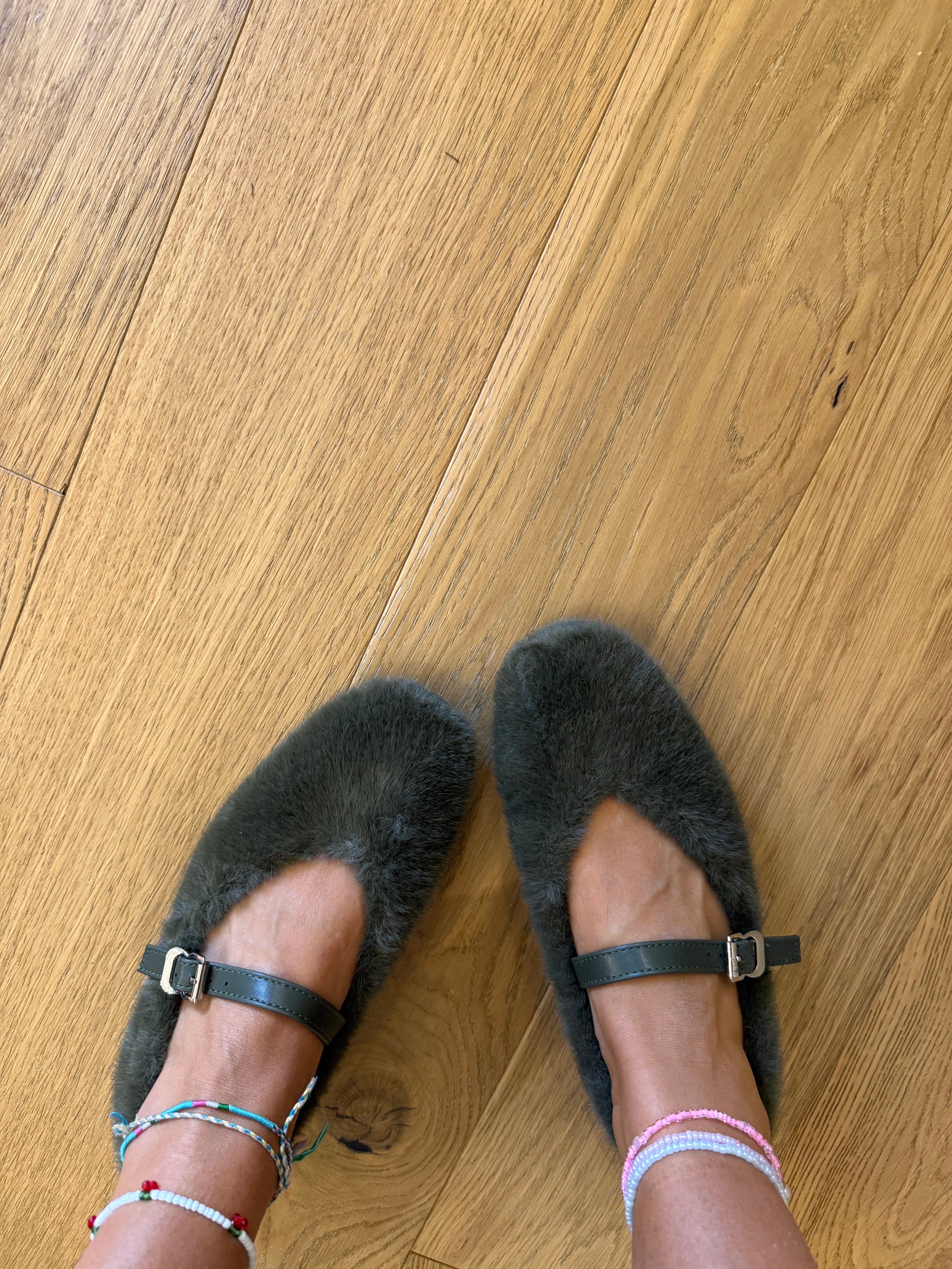 Ballerine in pelliccia