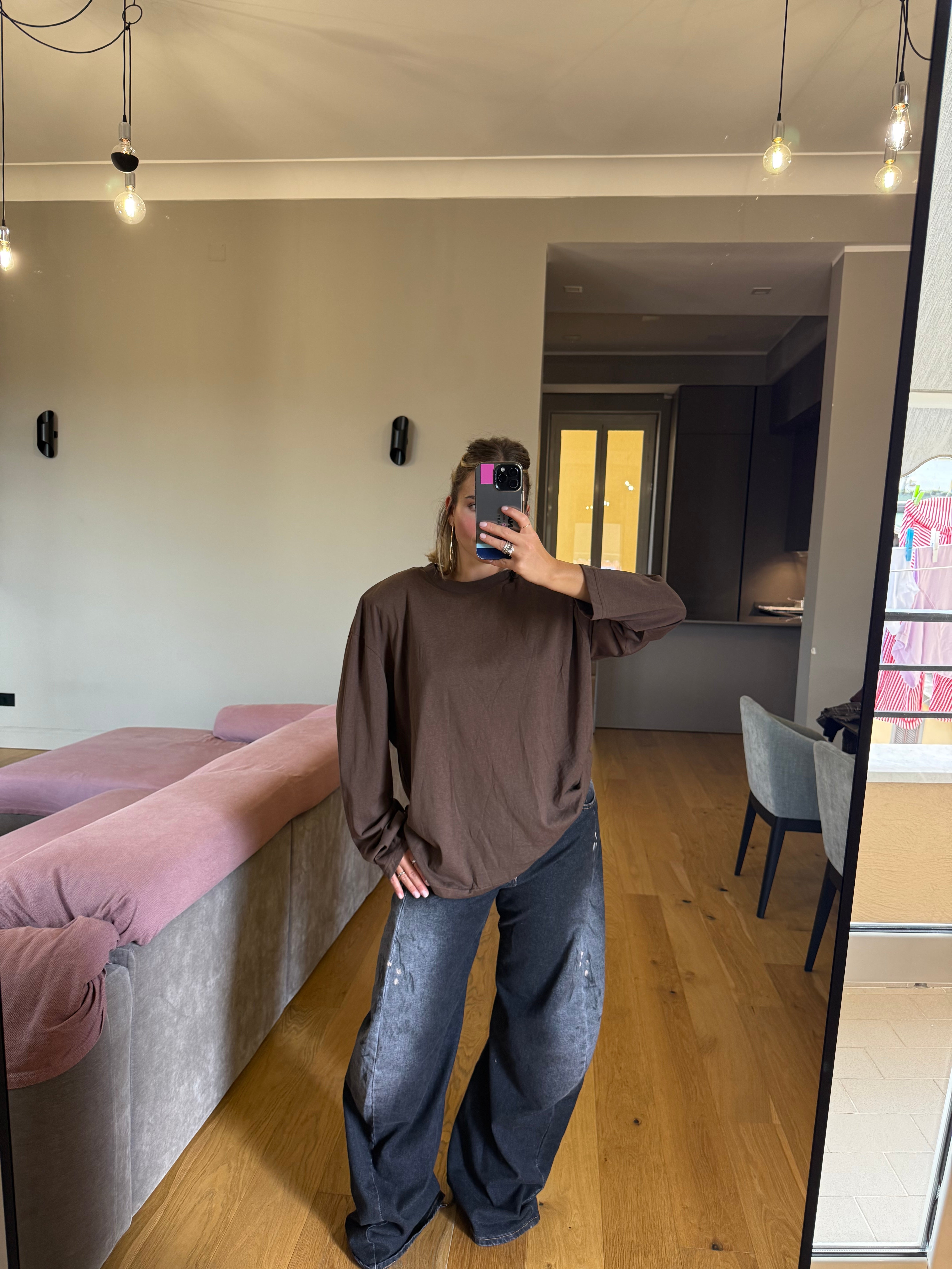 Maglia BASIC con spallina manica lunga